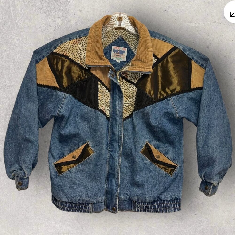 Current Seen - Vintage 80s Womens Jean Jacket - M